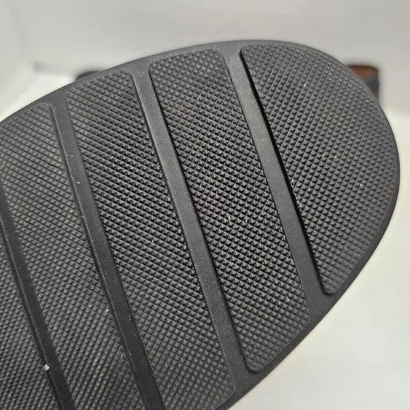 Coach Olive Black Gray Signature Logo Print Canvas Leather Loafer Shoes 10 40 - Picture 7 of 15